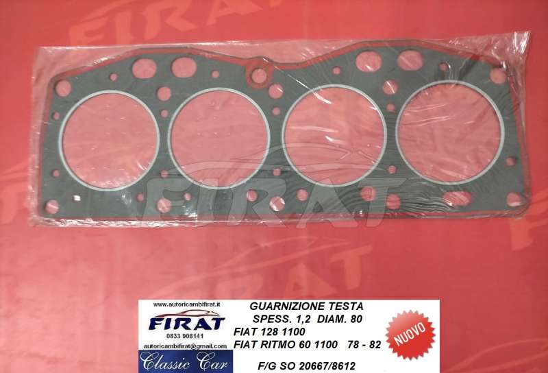 GUARNIZIONE TESTA FIAT 128 1100 - RITMO 1100 (20667/8612)